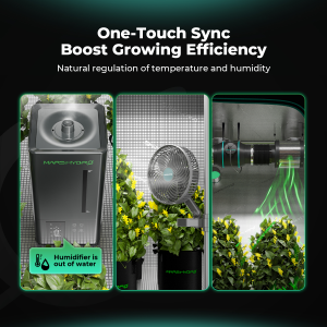Mars Hydro iHub Pro: Smart 10-Outlet All-in-One Grow Room Hub | WiFi-Umgebungssteuerung für Licht, Temperatur, Luftfeuchtigkeit und VPD
