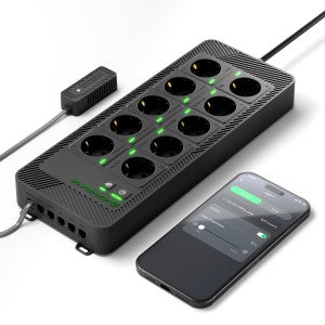 Mars Hydro iHub Pro: Smart 10-Outlet All-in-One Grow Room Hub | WiFi-Umgebungssteuerung für Licht, Temperatur, Luftfeuchtigkeit und VPD