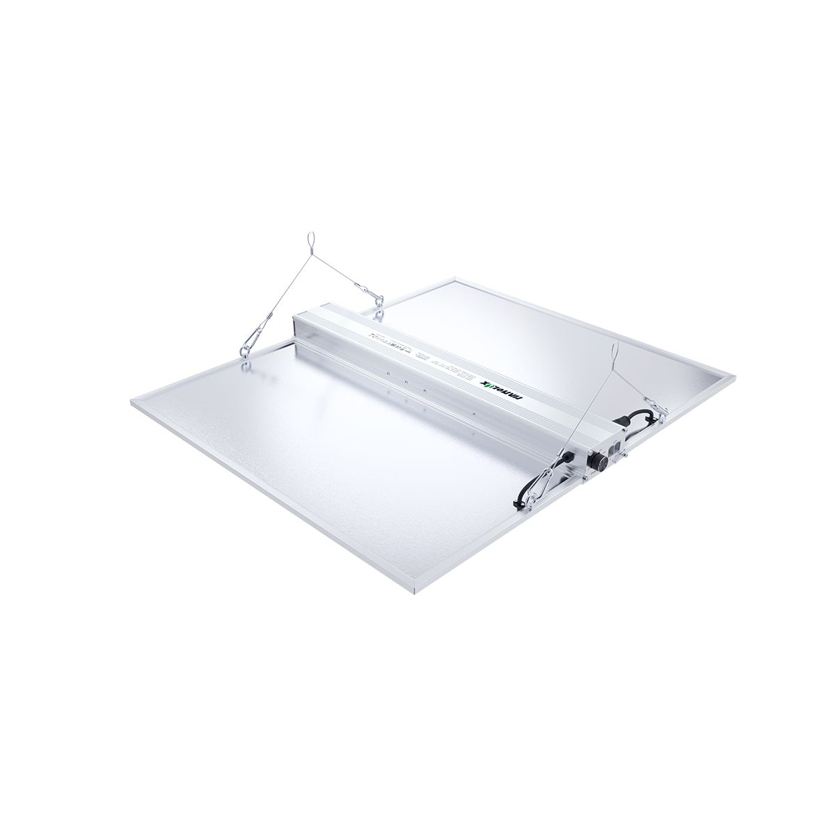 Entdecken Sie das Nanolux RG Serie 480W Vollspektrum UV&amp;IR LED-Panel, 1200 µmol/s. Dieses ultraflache Panel wurde entwickelt, um in jeder Wachstumsphase Ihrer Pflanzen eine maßgeschneiderte Beleuchtung zu bieten und garantiert Ihnen reichliche, hochwertige Ernten.