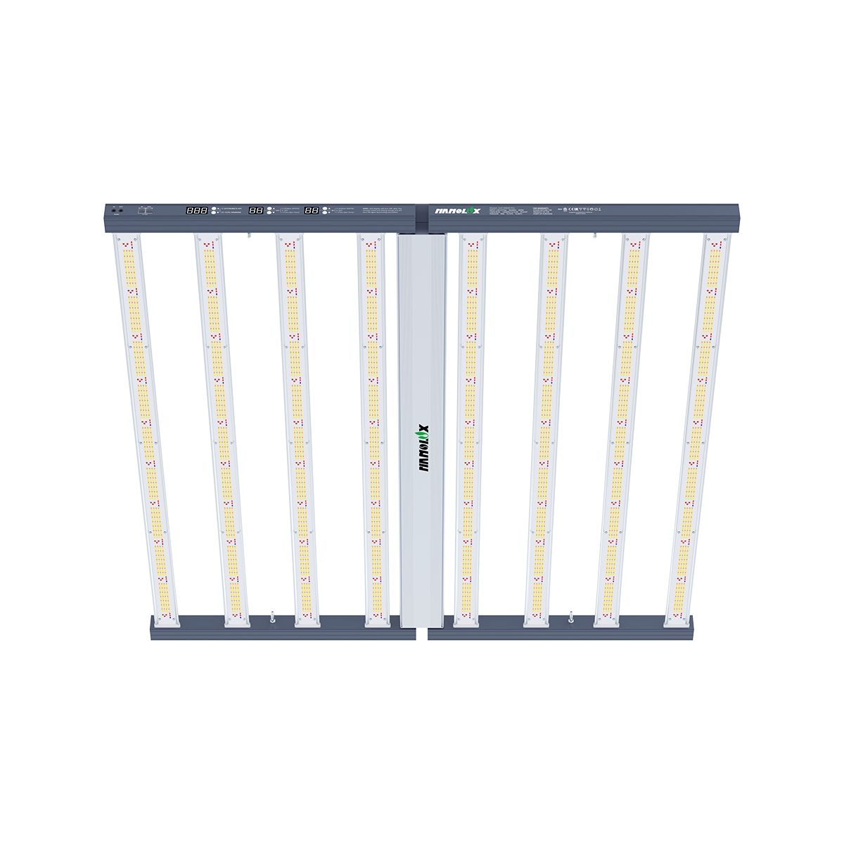 Das 830-W-LED-Panel der NANOLUX SN Pro-Serie ist ein Maßstab in der LED-Gartenbeleuchtung. Mit seiner Leistung von 830 W und dem vollen Lichtspektrum bietet es Pflanzen alles, was sie für optimales Wachstum brauchen.

