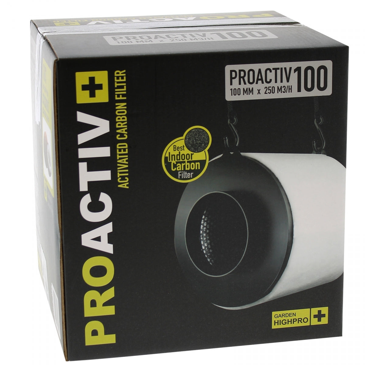 PROACTIV Kohlefilter 250m3/h - 100mm - Garten HIGHPRO – Produktansicht 2