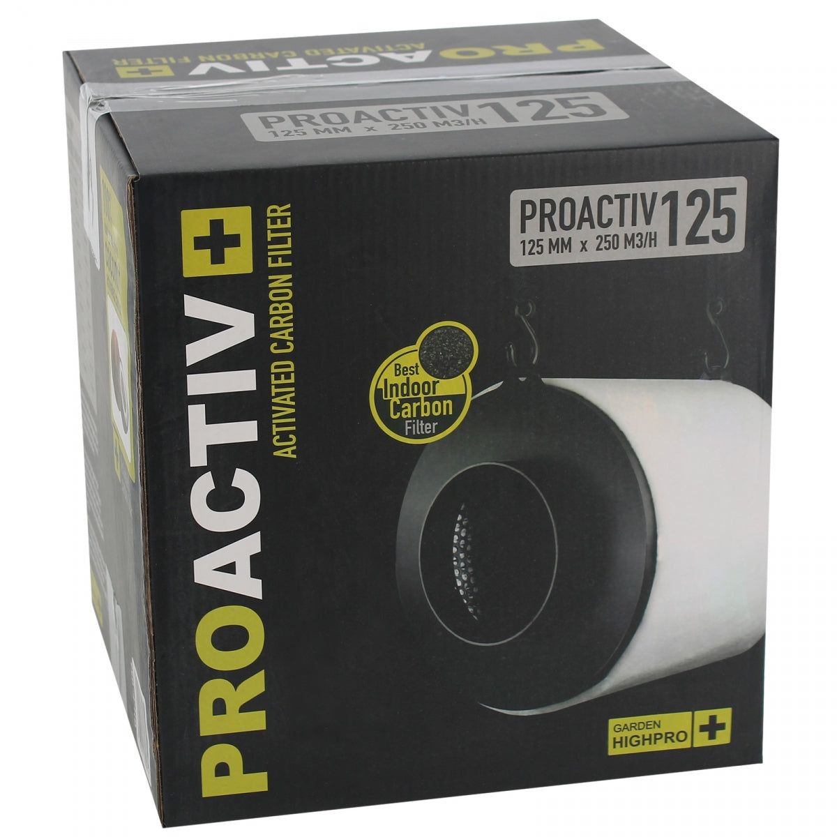 PROACTIV Kohlefilter 250m3/h - 125mm - Garden HIGHPRO