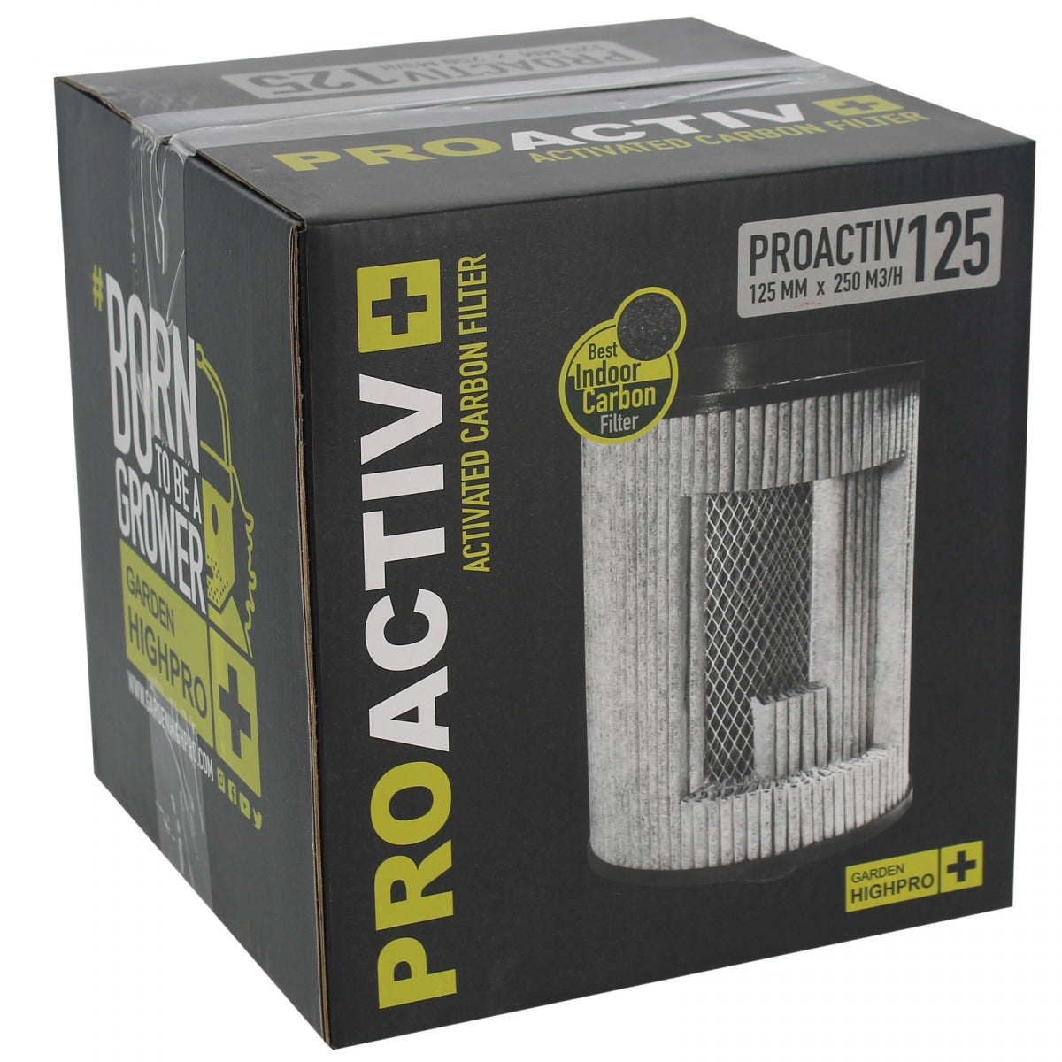 PROACTIV Kohlefilter 250m3/h - 125mm - Garden HIGHPRO – Produktansicht 2