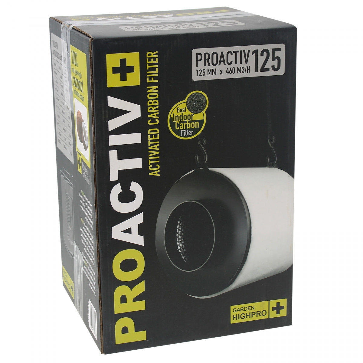 PROACTIV Kohlefilter 460m3/h - 125mm - Garten HIGHPRO