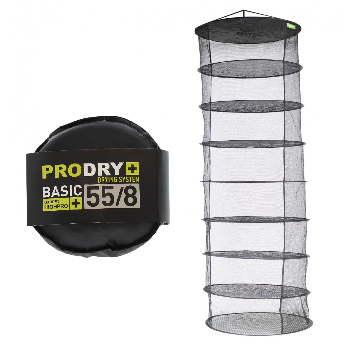 PRODRY Trockennetz Durchmesser 55 cm – 8 Ebenen