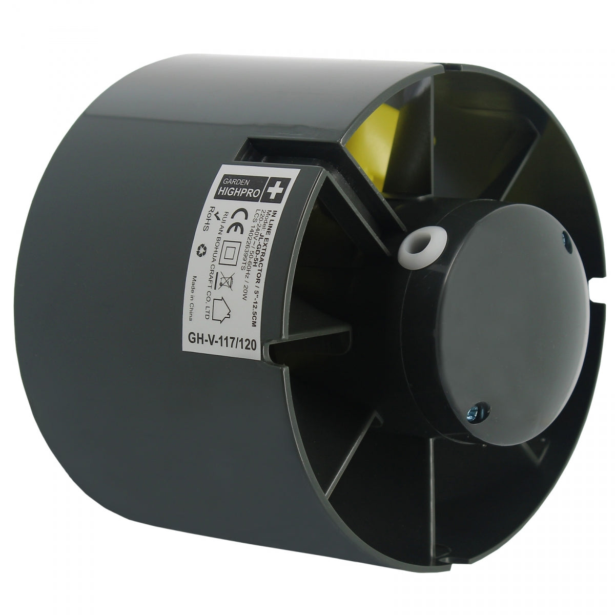 PROFAN Kanalabsauger 125 mm - 190 m³/h - Garten HIGHPRO – Produktansicht 4