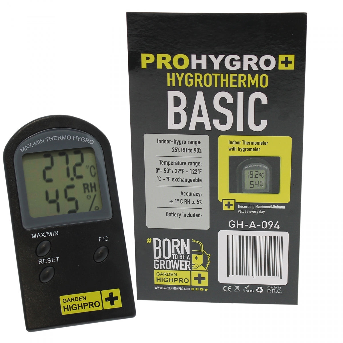 PROHYGRO Basis-Thermometer und Hygrometer – Produktansicht 2
