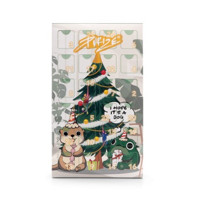 Adventskalender von PURIZE® – 24 Türchen mit XTRA Slim und Regular Size Aktivkohlefiltern für ein mildes, kühles Raucherlebnis.