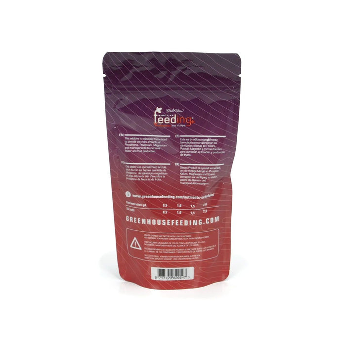 Powder Feeding BOOSTER 125gr von Green House – Blütenzusatzstoff zur Steigerung der Blüten- und Fruchtproduktion mit einer speziellen Mischung aus Phosphor, Kalium und Magnesium.