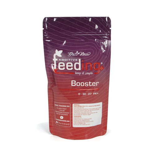 Powder Feeding BOOSTER 125gr von Green House – Blütenzusatzstoff zur Steigerung der Blüten- und Fruchtproduktion mit einer speziellen Mischung aus Phosphor, Kalium und Magnesium.