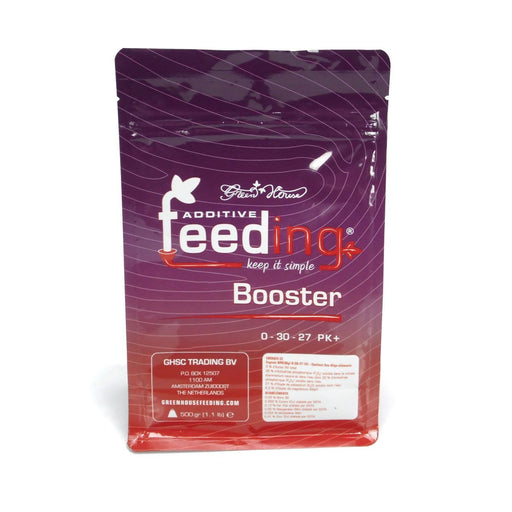 Powder Feeding BOOSTER 500gr – Blütenstimulator von Green House zur Förderung der Blütephase mit Phosphor, Kalium, Magnesium und Spurenelementen (PK 0-30-27).