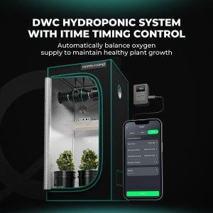 Deep Water Culture System mit Luftpumpe und Zubehör
Mars Hydro Hydroponik Komplettset für Indoor-Gartenbau