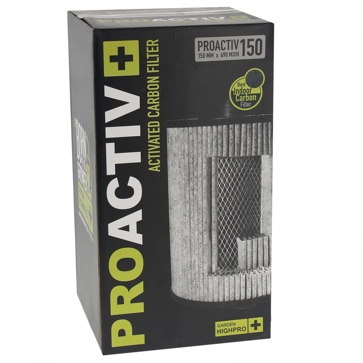 Proactiv-Kohlefilter 690 m3/h – 150 mm – Garden HighPro