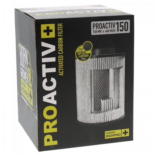 Proaktiver Kohlefilter 460 m3/h – 150 mm – Garten HIGHPRO