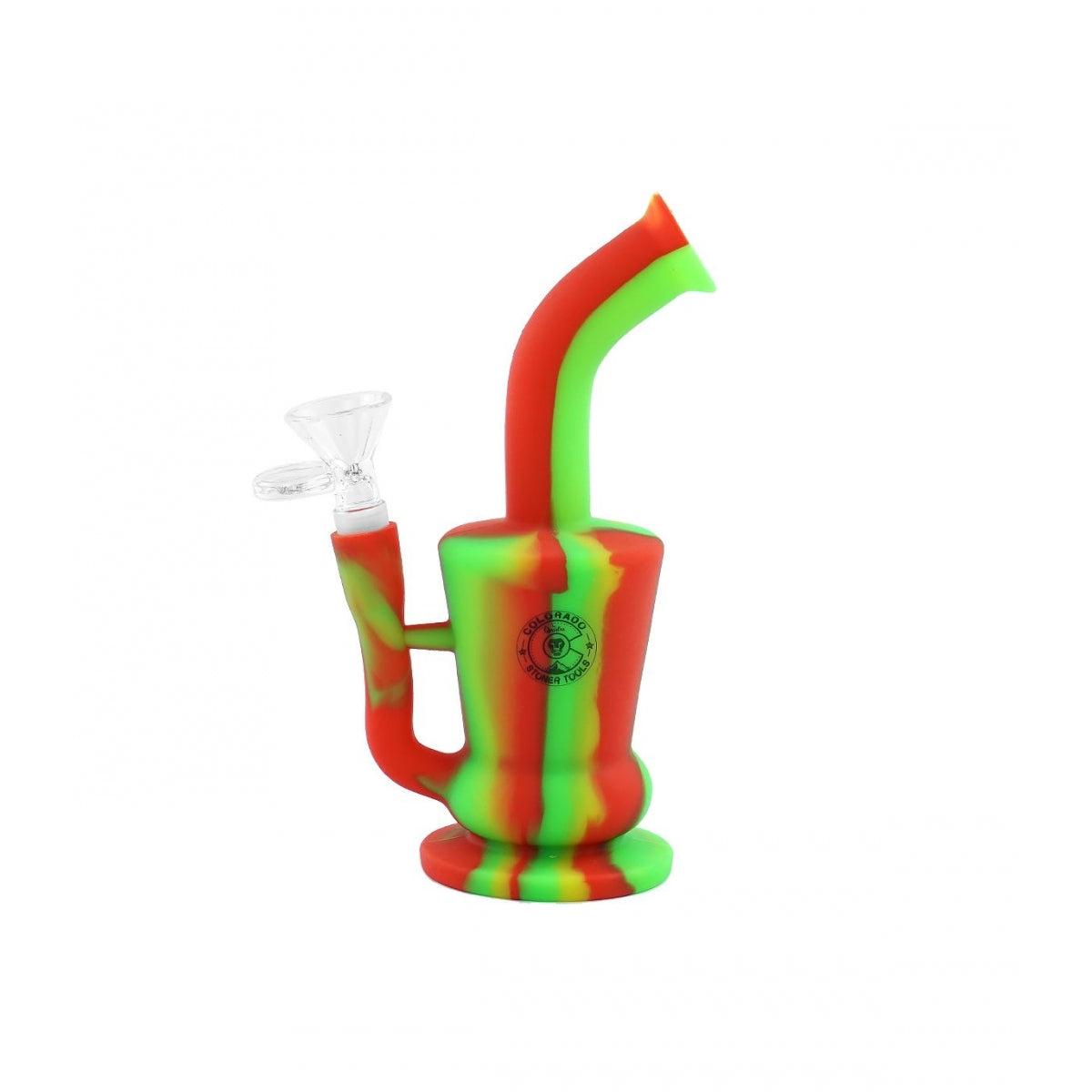 SILIKON BONG Hoch 18cm - COLORADO STONER TOOLS – Produktansicht 2