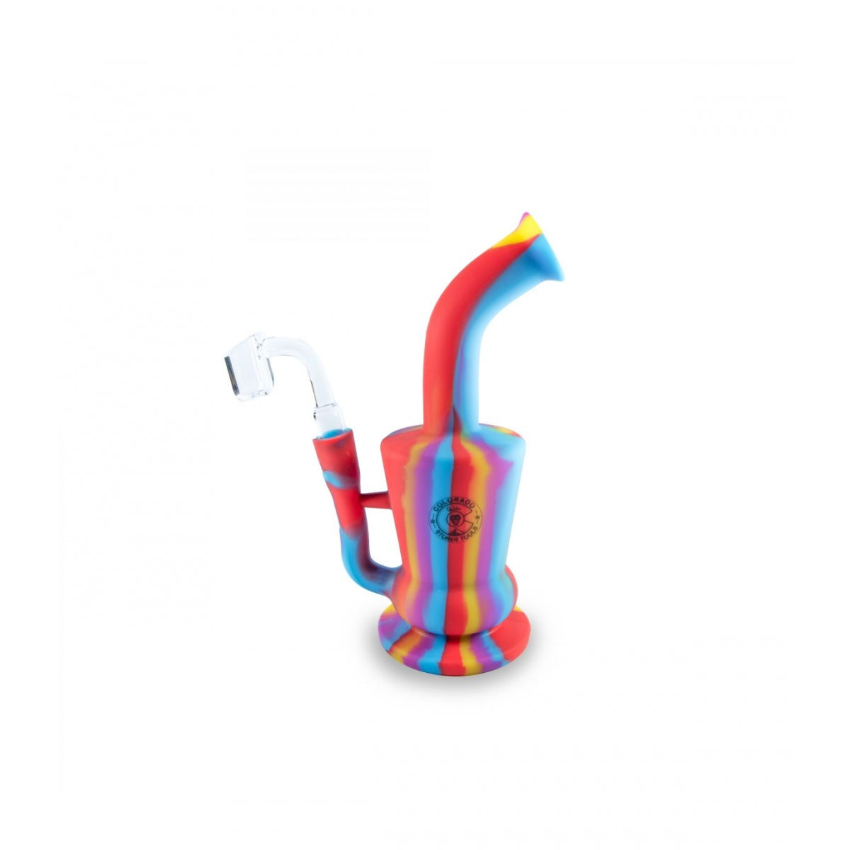 SILIKON BONG Hoch 18cm - COLORADO STONER TOOLS – Produktansicht 3