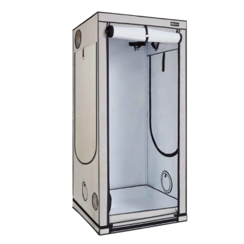 HOMEbox Q100 Plus
Alt Text: "HOMEbox Q100 Plus Growbox 100x100x220 cm, lichtdichte Zelt für optimale Pflanzenzucht mit PAR+ Innenbeschichtung und vielseitiger Belüftung.