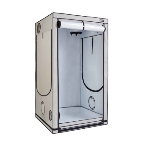 HOMEbox Ambient Q120+ Plus mit 220 cm Höhe und 1,44 m² Anbaufläche, ideal für Indoor-Growing mit Hydrosystemen oder leistungsstarken Leuchtmitteln