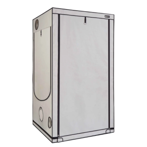 HOMEbox Ambient Q120+ Plus mit 220 cm Höhe und 1,44 m² Anbaufläche, ideal für Indoor-Growing mit Hydrosystemen oder leistungsstarken Leuchtmitteln