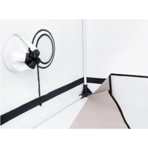 HOMEbox Q80+ Plus – Robuste Growbox mit 80x80x180 cm, lichtdichten Reißverschlüssen und PAR+ Innenbeschichtung für optimale Pflanzenzucht.