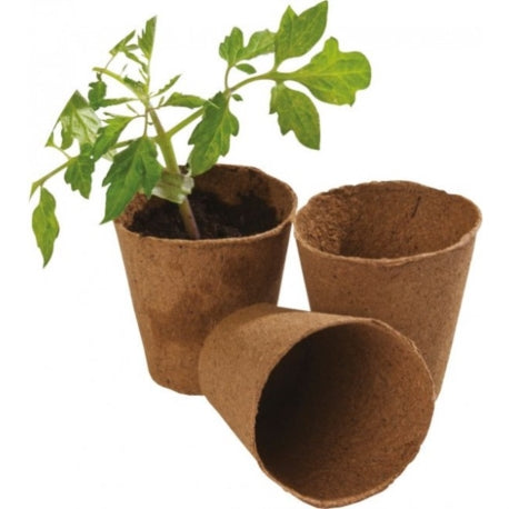 Anzuchttöpfe 8 cm Faser 12er Set