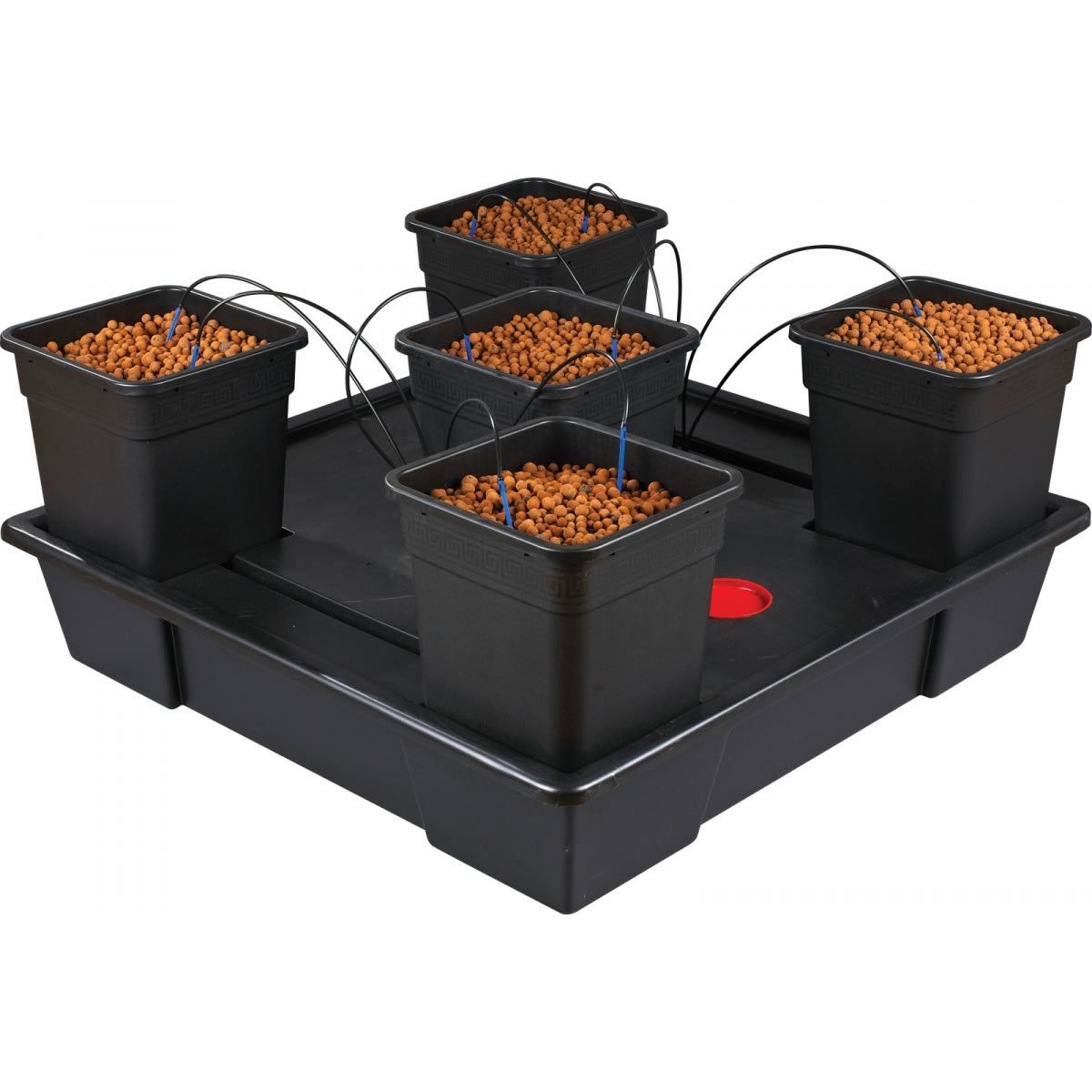 Tropfhydrokultursystem 5 x 25 Liter