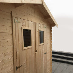 Tuindeco - Massivholzschuppen 3,4 m² - 19 mm - Malva – Produktansicht 2