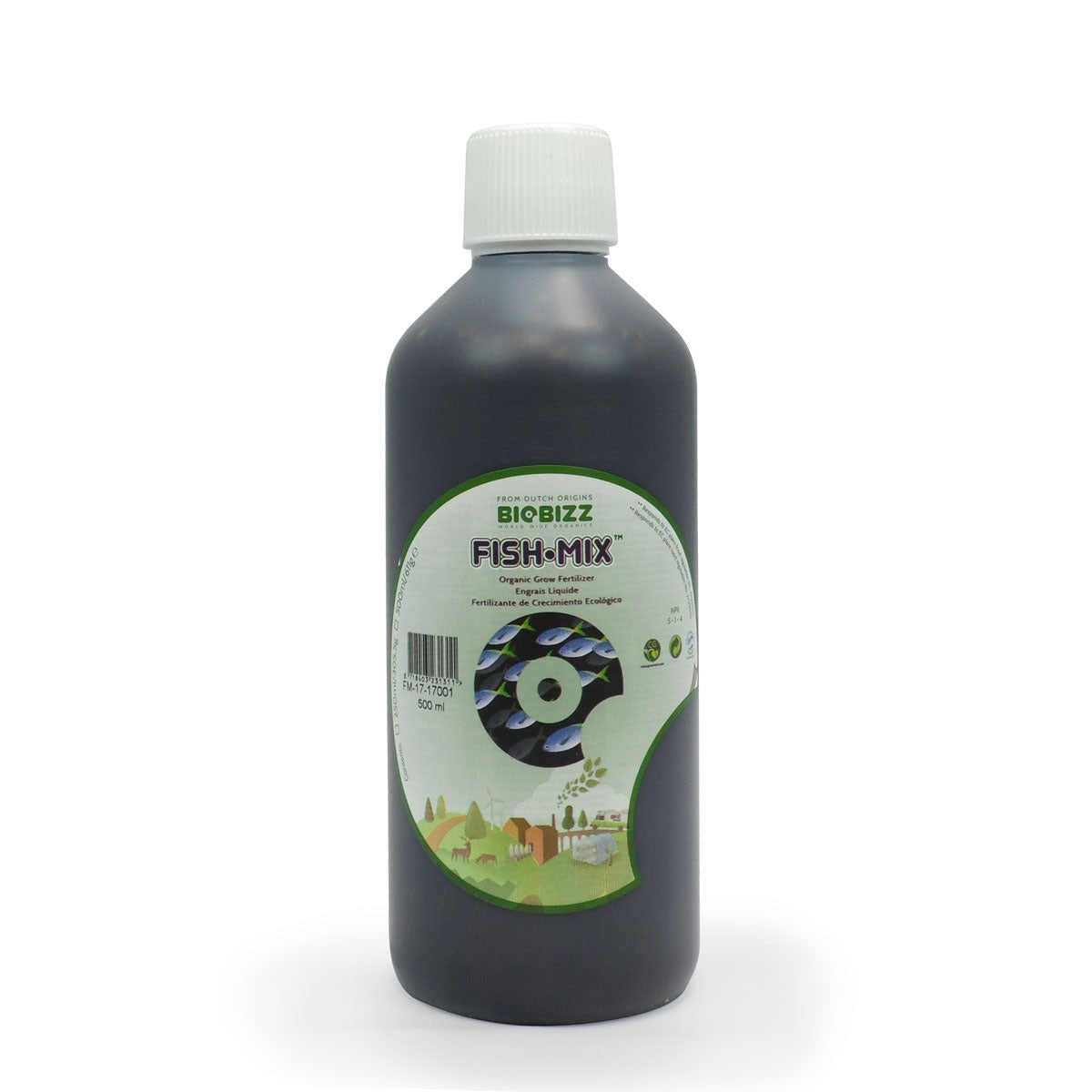 BioBizz Fish Mix 500 ml flüssiger Bio Dünger mit NPK 5-1-4