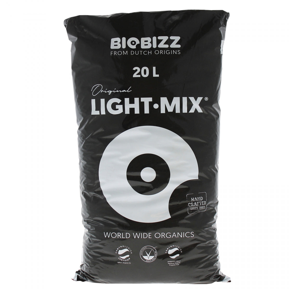 BioBizz Light Mix 20L Substratbeutel für Pflanzenanzucht