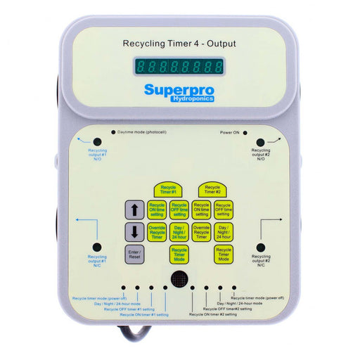 SUPERPRO MFRT-1 Zweikanal Recycling Timer für Grow-Steuerung